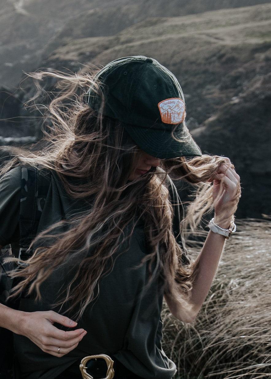 explorers-green-cord-baseball-cap-junkbox-apparel-5 - Junkbox Apparel