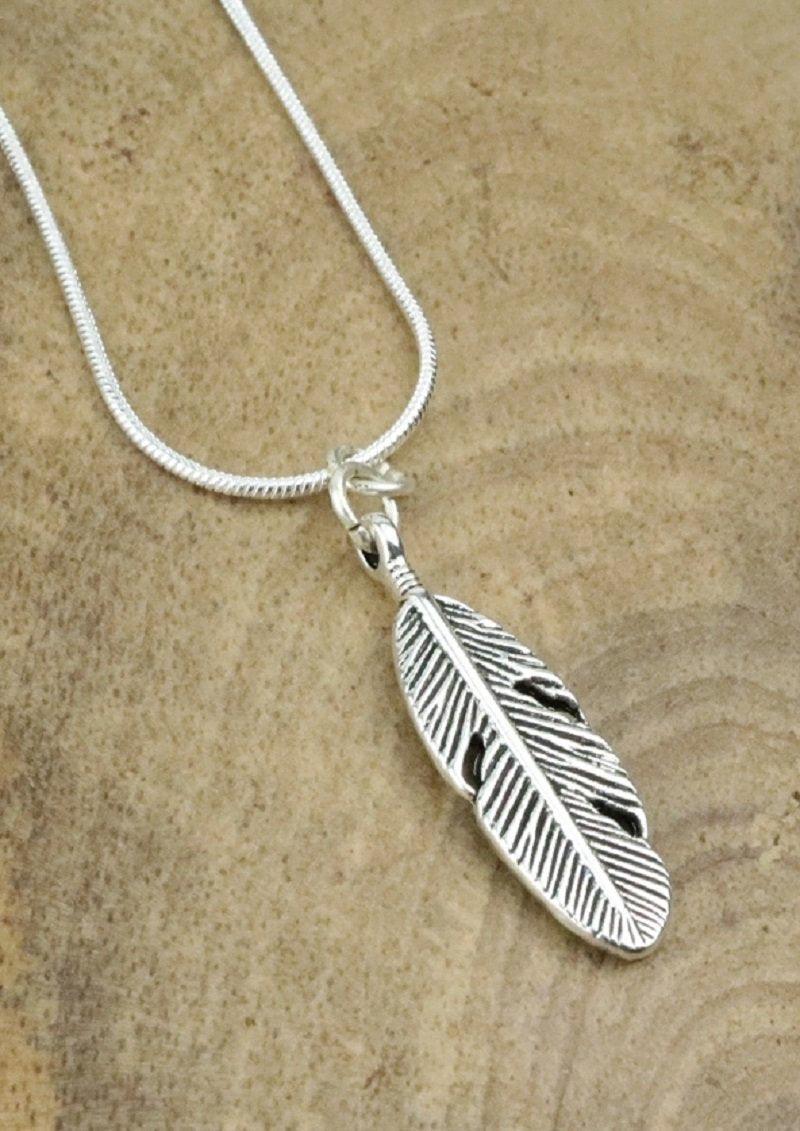 feather-tibetan-silver-necklace-junkbox-apparel-3 - Junkbox Apparel