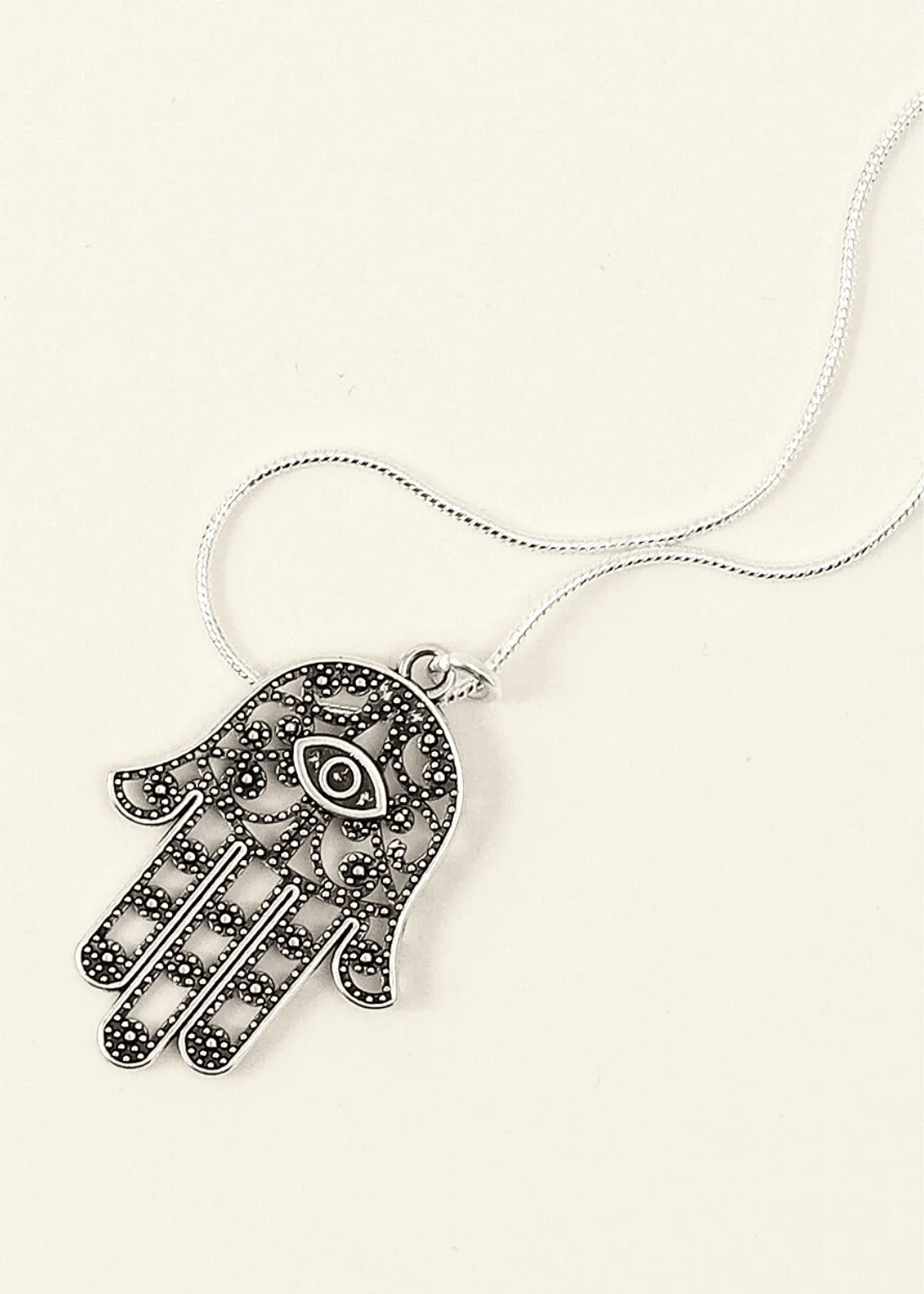 hamsa-tibetan-silver-necklace-junkbox-apparel-2 - Junkbox Apparel