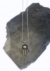junkbox silver hamsa necklace