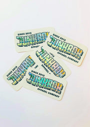 Junkbox holographic shiny skate sticker