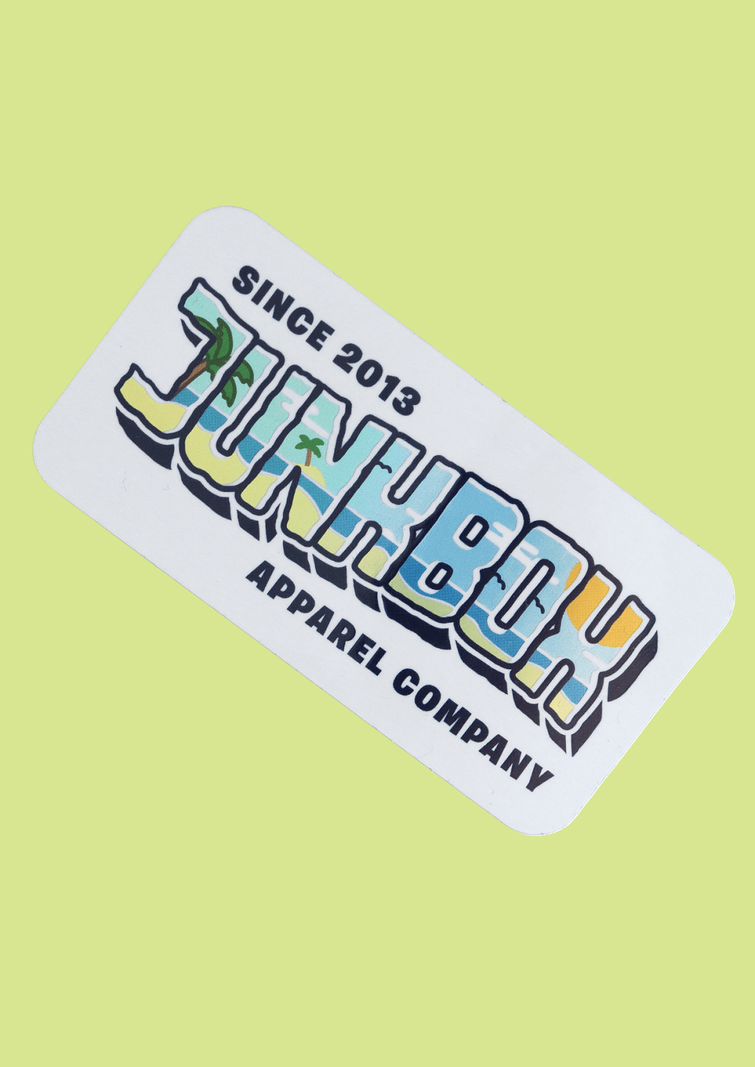 Junkbox holographic shiny skate sticker