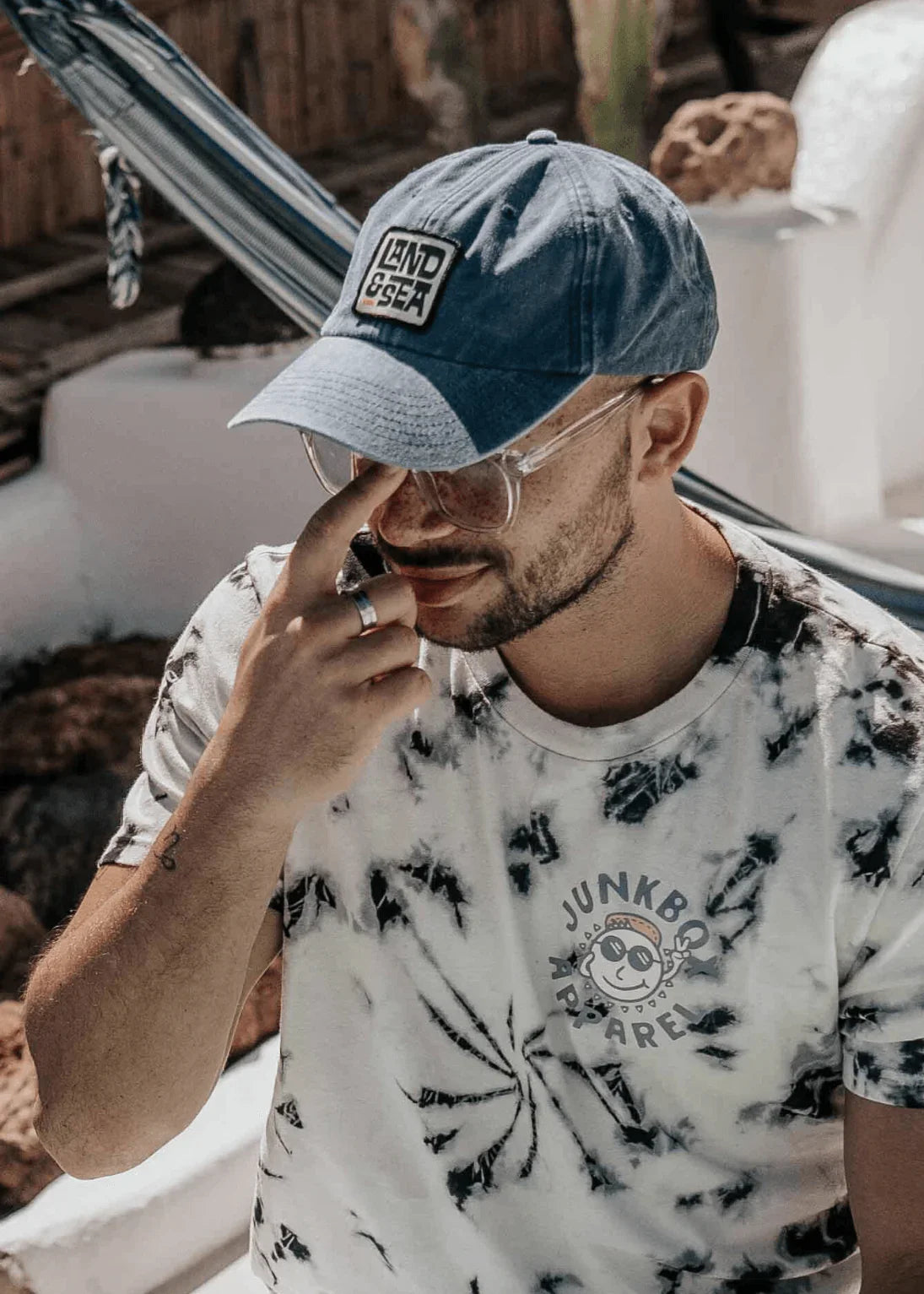 land-and-sea-vintage-denim-blue-baseball-cap-junkbox-apparel-1 - Junkbox Apparel
