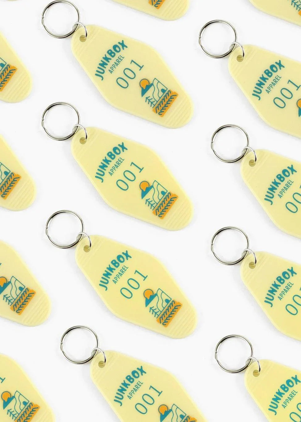 new-wave-cream-motel-key-fob-junkbox-apparel-3 - Junkbox Apparel