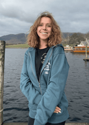 junkbox teal organic zip up hoodie