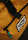 mustard junkbox recycled roll top backpack