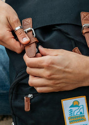 junkbox black backpack