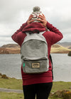 junkbox grey recycled backpack