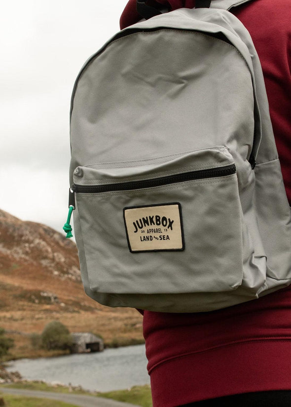 junkbox grey classic recycled backpack