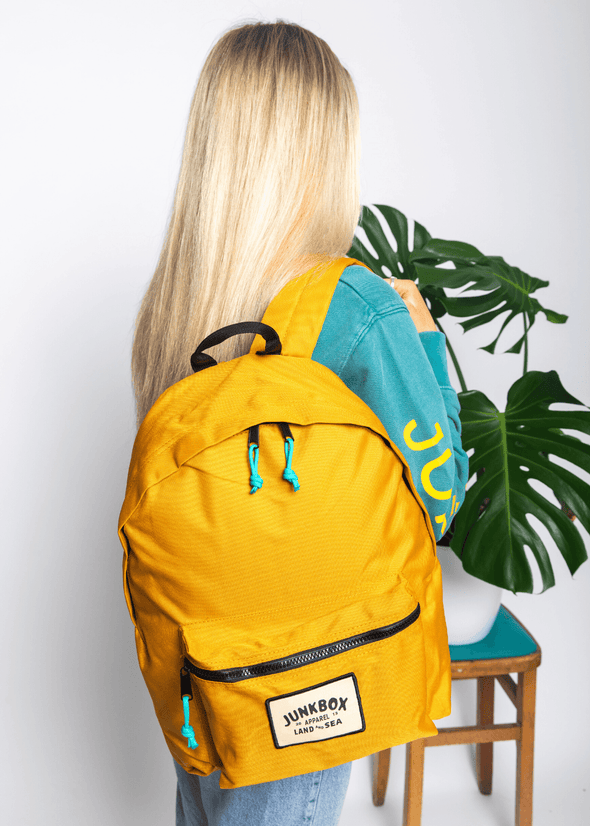 junkbox classic backpack in mustard