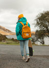 junkbox mustard recycled backpack