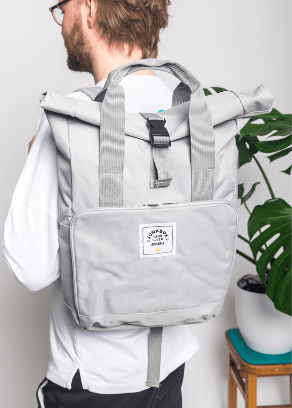 junkbox grey recycled everyday backpack