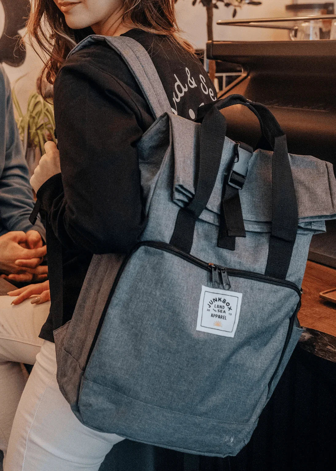 the-traveller-recycled-laptop-backpack-in-grey-junkbox-apparel-1 - Junkbox Apparel