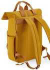 junkbox recycled mustard laptop backpack