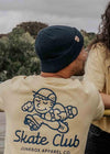 navy junkbox organic cotton waffle fisherman beanie