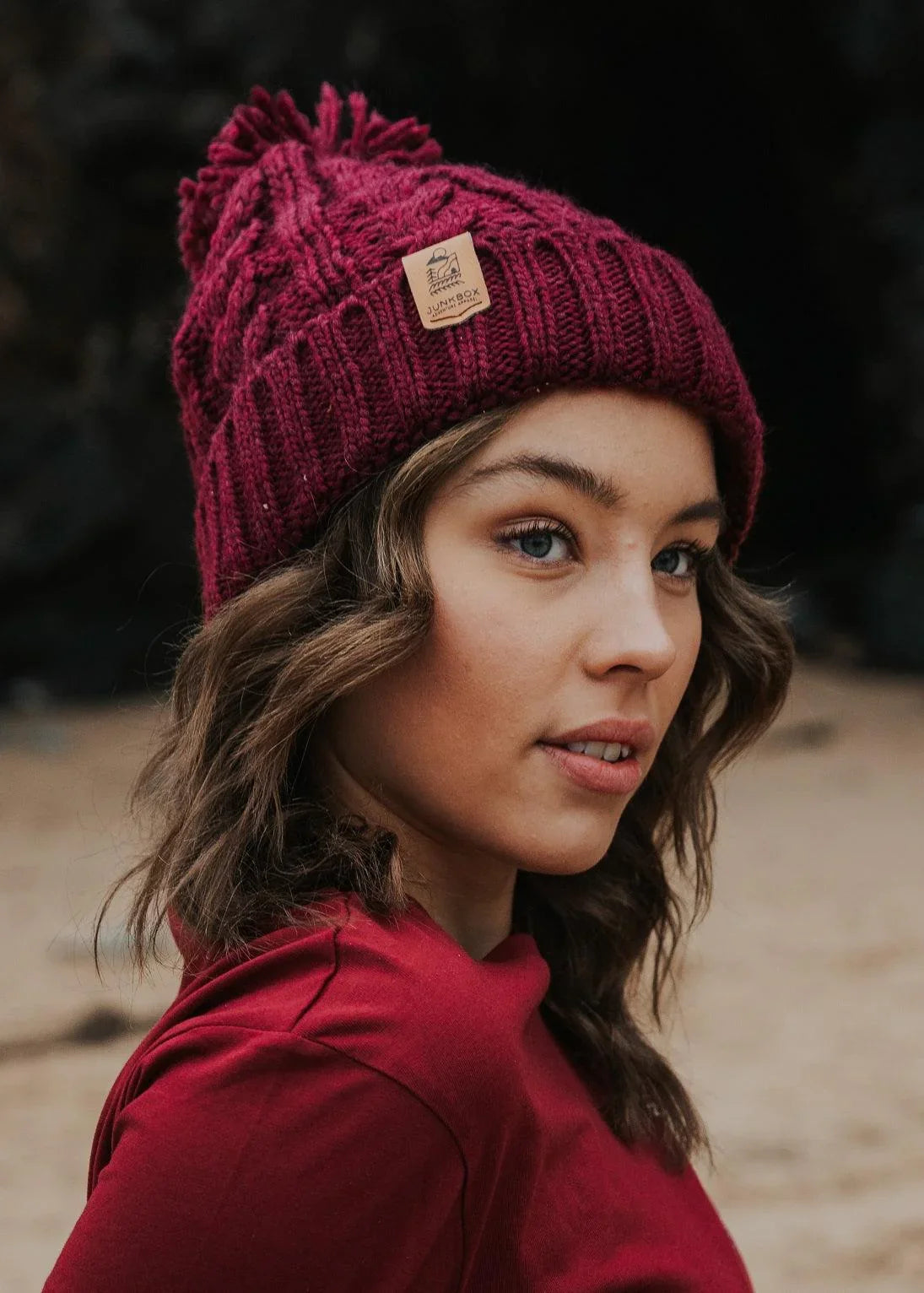 wanderer-pom-bobble-hat-in-burgundy-junkbox-apparel-6 - Junkbox Apparel