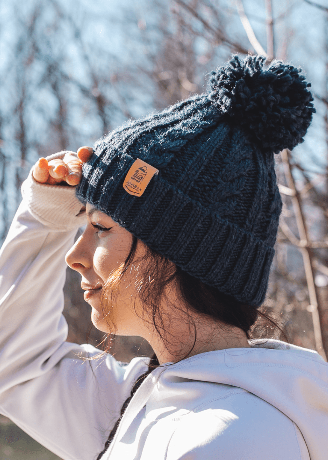 Breyer Blue Pom-Pom Winter Hat